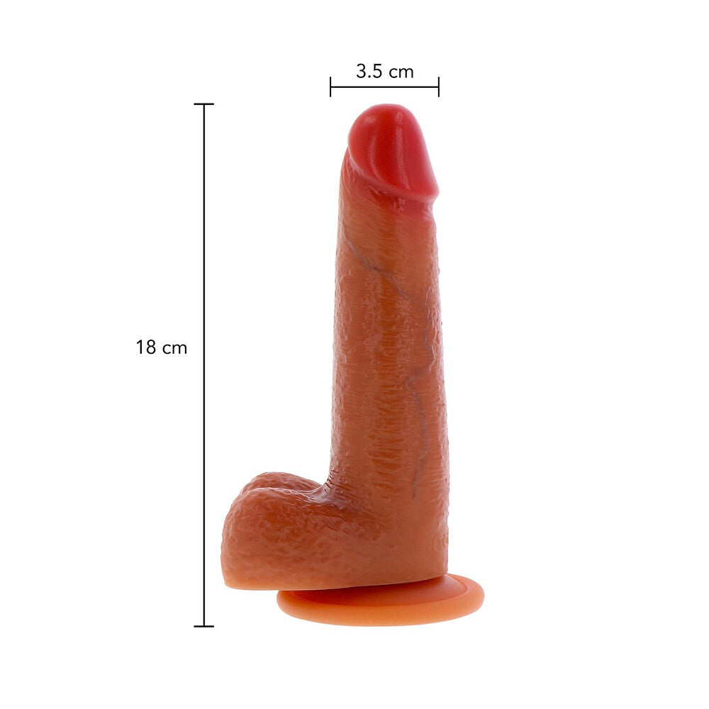 ToyJoy Get Real Silicone Sliding Foreskin Dildo