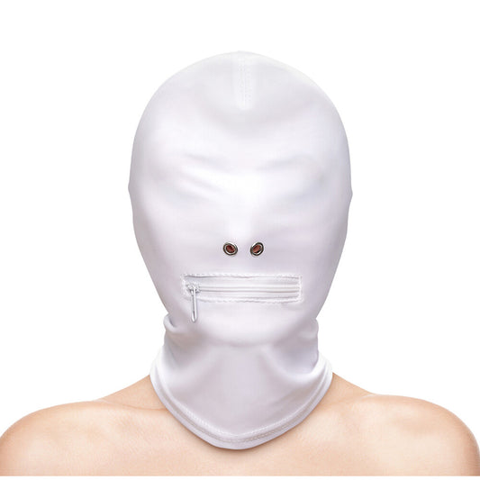 Fetish and Fashion Zipped Mouth Hood