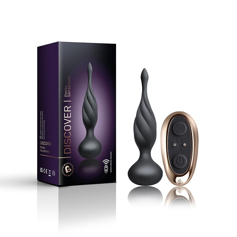 Rocks Off Petite Sensations Discover Butt Plug Black