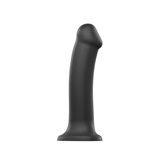 Strap On Me Silicone Dual Density Bendable Dildo Small Black