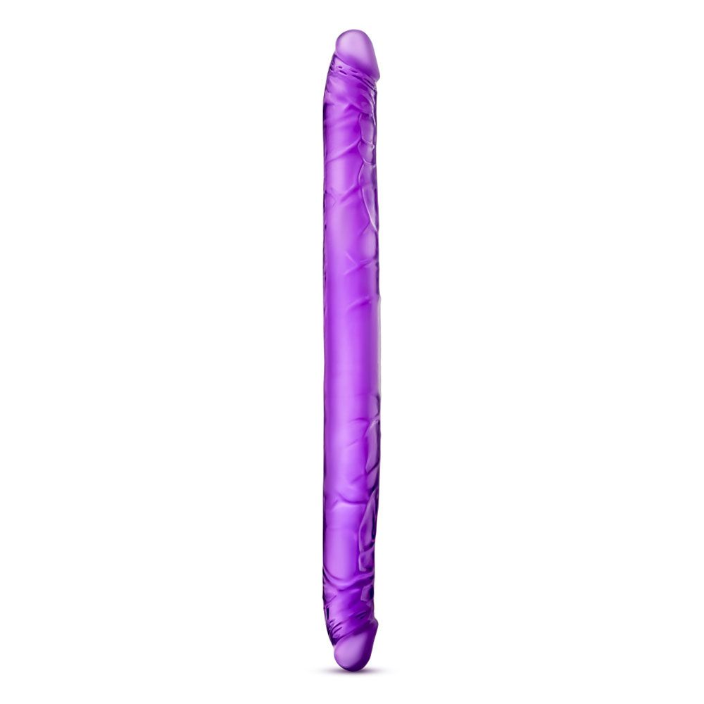 B Yours 16 Inch Purple Double Dildo