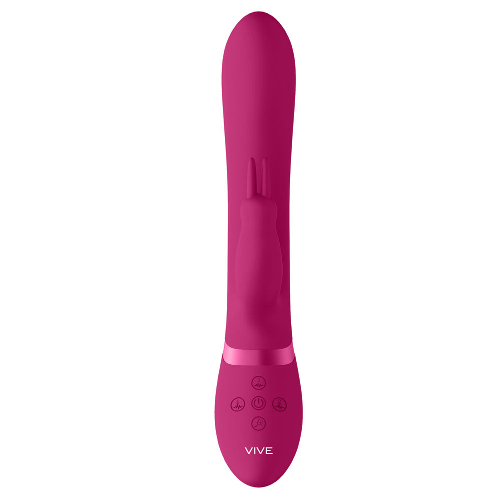 Vive Amoris Pink Rabbit Vibrator With Stimulating Beads